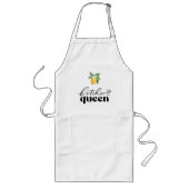 Lemon Pattern Long White Lang Schort (Voorkant)