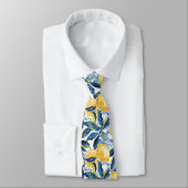 Lemon Pattern Men's Necktie  Stropdas (Gebonden)