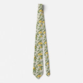 Lemon Pattern Men's Necktie  Stropdas (Voorkant)