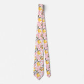 Lemon Pattern Men's Necktie  Stropdas (Voorkant)