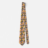 Lemon Pattern Men's Necktie  Stropdas (Voorkant)