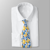 Lemon Pattern Men's Necktie  Stropdas (Gebonden)