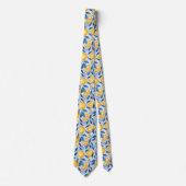 Lemon Pattern Men's Necktie  Stropdas (Voorkant)