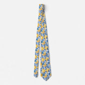 Lemon Pattern Men's Necktie  Stropdas (Achterkant)