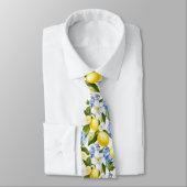 Lemon Pattern Men's Necktie  Stropdas (Gebonden)