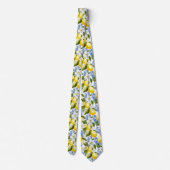 Lemon Pattern Men's Necktie  Stropdas (Achterkant)