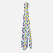 Lemon Pattern Men's Necktie  Stropdas (Voorkant)