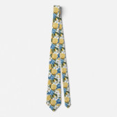 Lemon Pattern Men's Necktie  Stropdas (Voorkant)