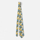 Lemon Pattern Men's Necktie  Stropdas (Achterkant)