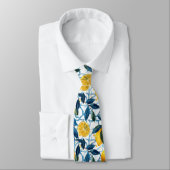 Lemon Pattern Men's Necktie  Stropdas (Gebonden)