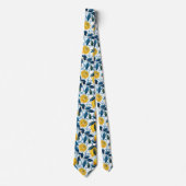 Lemon Pattern Men's Necktie  Stropdas (Voorkant)