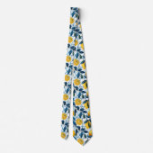 Lemon Pattern Men's Necktie  Stropdas (Achterkant)