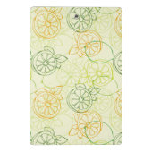 Lemon Pattern Mini Klembord (Achterkant)