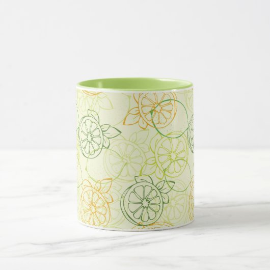 Lemon Pattern Mok (Midden)