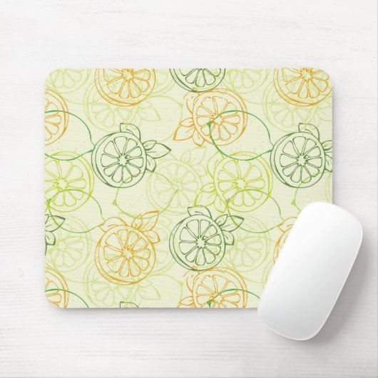 Lemon Pattern Muismat (Met muis)