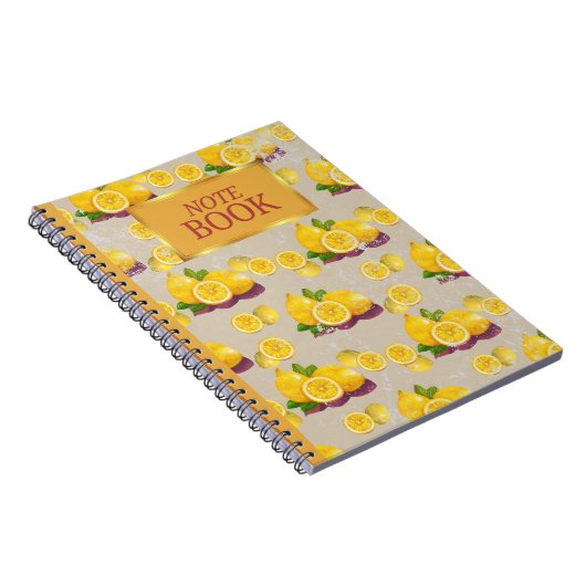  Lemon Pattern Notitieboek (Rechterzijde)