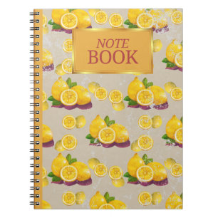 Lemon Pattern Notitieboek