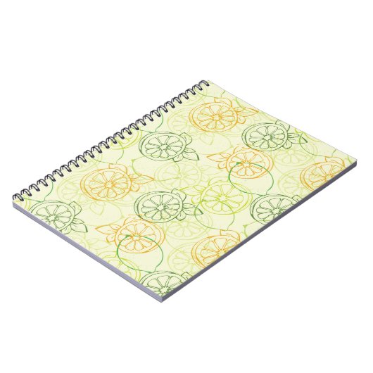 Lemon Pattern Notitieboek (Linkerzijde)