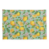 Lemon Pattern Pillow Hoesje Kussensloop (Achterkant-Rechts)