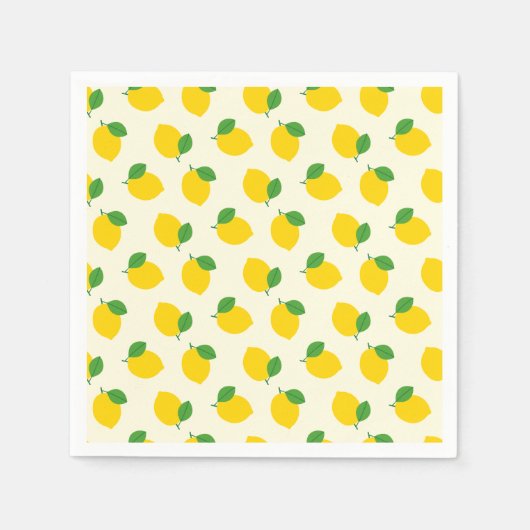 Lemon Pattern Servet (Voorkant)