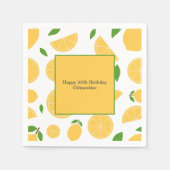 Lemon Pattern Servet (Voorkant)