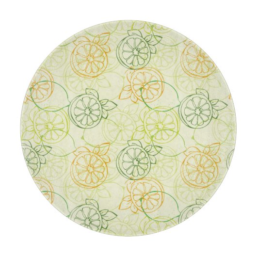 Lemon Pattern Snijplank (Voorkant)