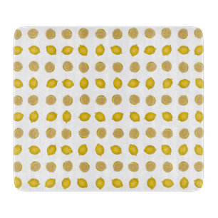Lemon Pattern Snijplank