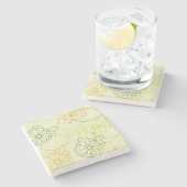 Lemon Pattern Stenen Onderzetter (Zijkant)