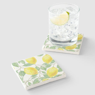 Lemon Pattern Stenen Onderzetter