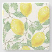 Lemon Pattern Stenen Onderzetter (Voorkant)