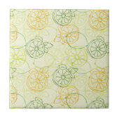 Lemon Pattern Tegeltje (Voorkant)