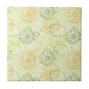 Lemon Pattern Tegeltje