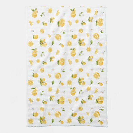 Lemon Pattern Theedoek (Verticaal)