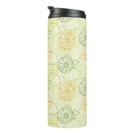 Lemon Pattern Thermosbeker (Geroteerd rechts)