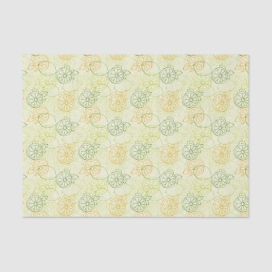Lemon Pattern Tissuepapier (Voorkant)