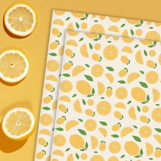 Lemon Pattern Tissuepapier