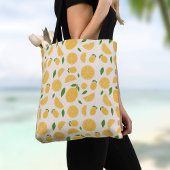 Lemon Pattern Tote Bag