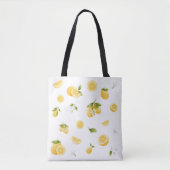 Lemon Pattern Tote Bag (Voorkant)