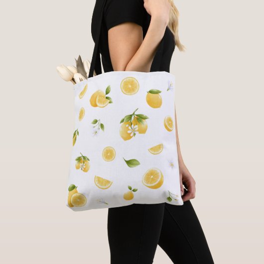 Lemon Pattern Tote Bag (Dichtbij)
