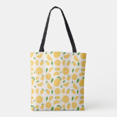 Lemon Pattern Tote Bag (Achterkant)