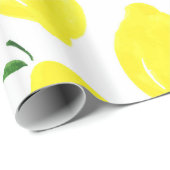 Lemon Pattern Wrapping Paper Cadeaupapier (Rol Hoek)