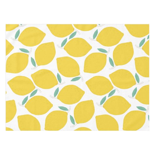 Lemon-Patterned Custom Achtergrond Kleur Tafelkleed (Voorkant (Horizontaal))