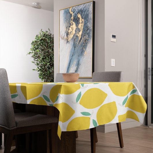 Lemon-Patterned Custom Achtergrond Kleur Tafelkleed