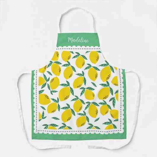 Lemon Patterned Monogram All-Over Print Schort (Voorkant)