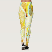 Lemon Peace Leggings (Achterkant)