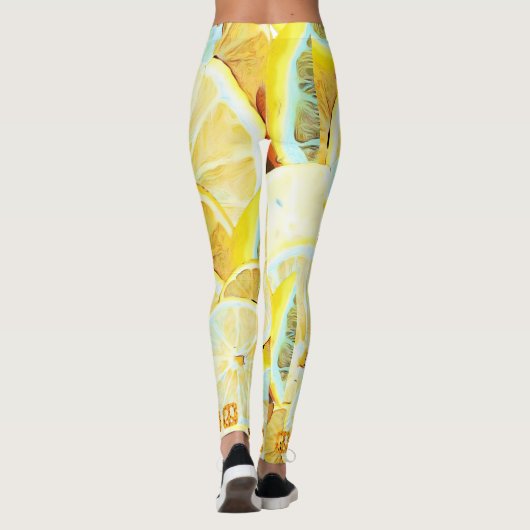 Lemon Peace Leggings (Achterkant)