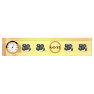 Lemon Peach Lawn Bowls, Desk Name plate Naambordje