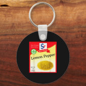 Lemon Pepper Condiment Costume Holiday Sce Costume Sleutelhanger (Voorkant)