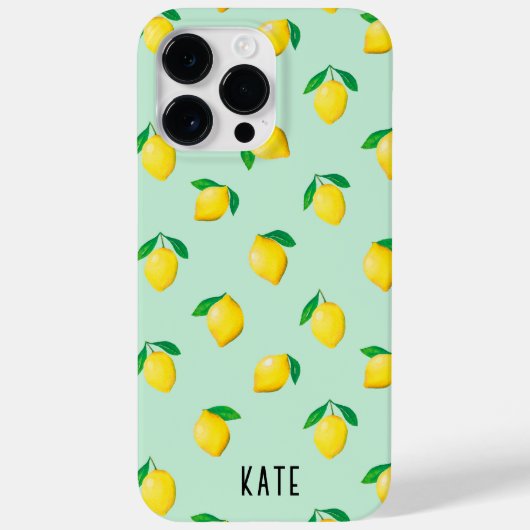 Lemon Personalized Case-Mate iPhone Case (Achterkant)