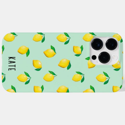 Lemon Personalized Case-Mate iPhone Case (Achterkant (horizontaal))